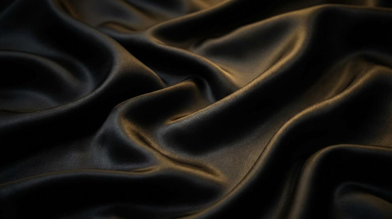 Luxury silk fabric texture representing premium quality and refined business approach